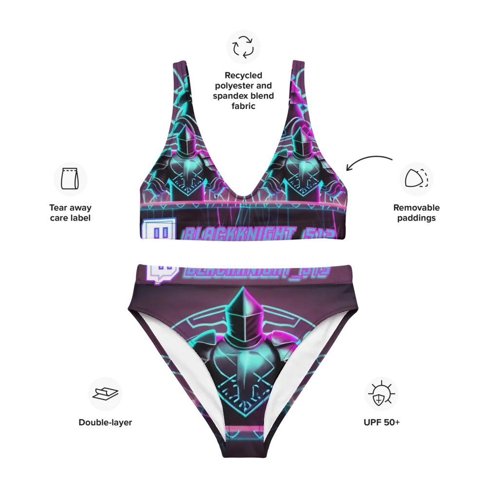 Blackknight513 All-Over Print Recycled High Waisted Bikini product image (11)
