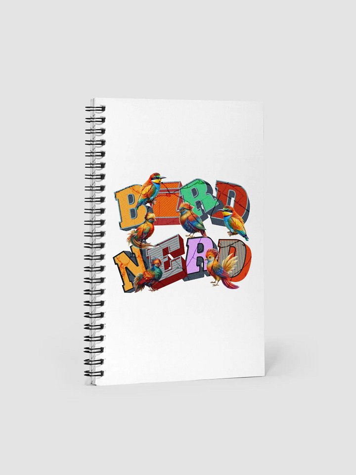 Bird Nerd Avian Alphabet Spiral Notebook product image (1)