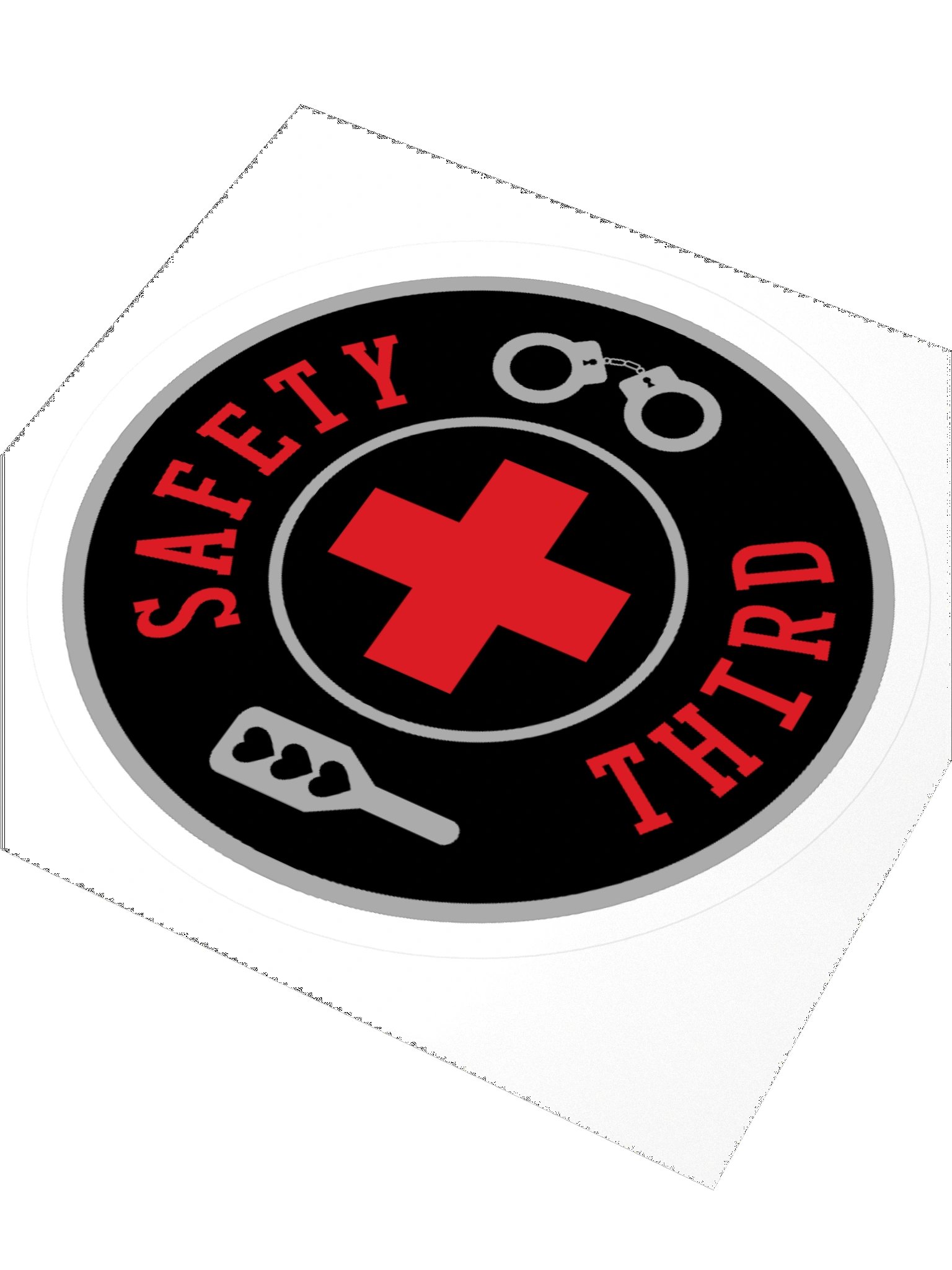 Safety Third - Round Sticker product image (9)