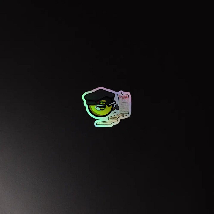Martin Luther's 99 Thesis Holo Sticker product image (2)