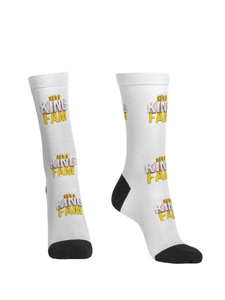 King Fam Crew Socks product image (2)