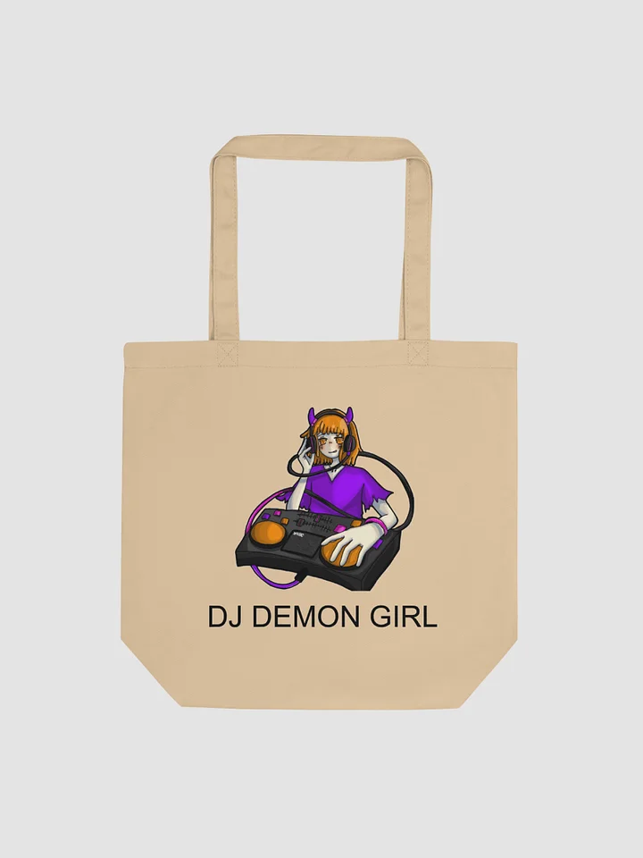 DJ Demon Girl Eco Tote Bag product image (1)