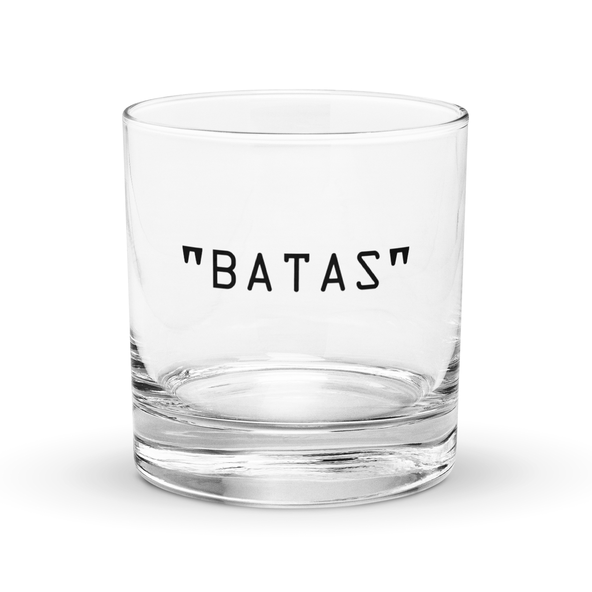 "BATAS" | Clear Drink Glass product image (1)