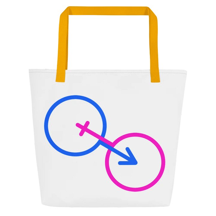 Two Genders All-Over Print Tote Bag with Pocket product image (1)