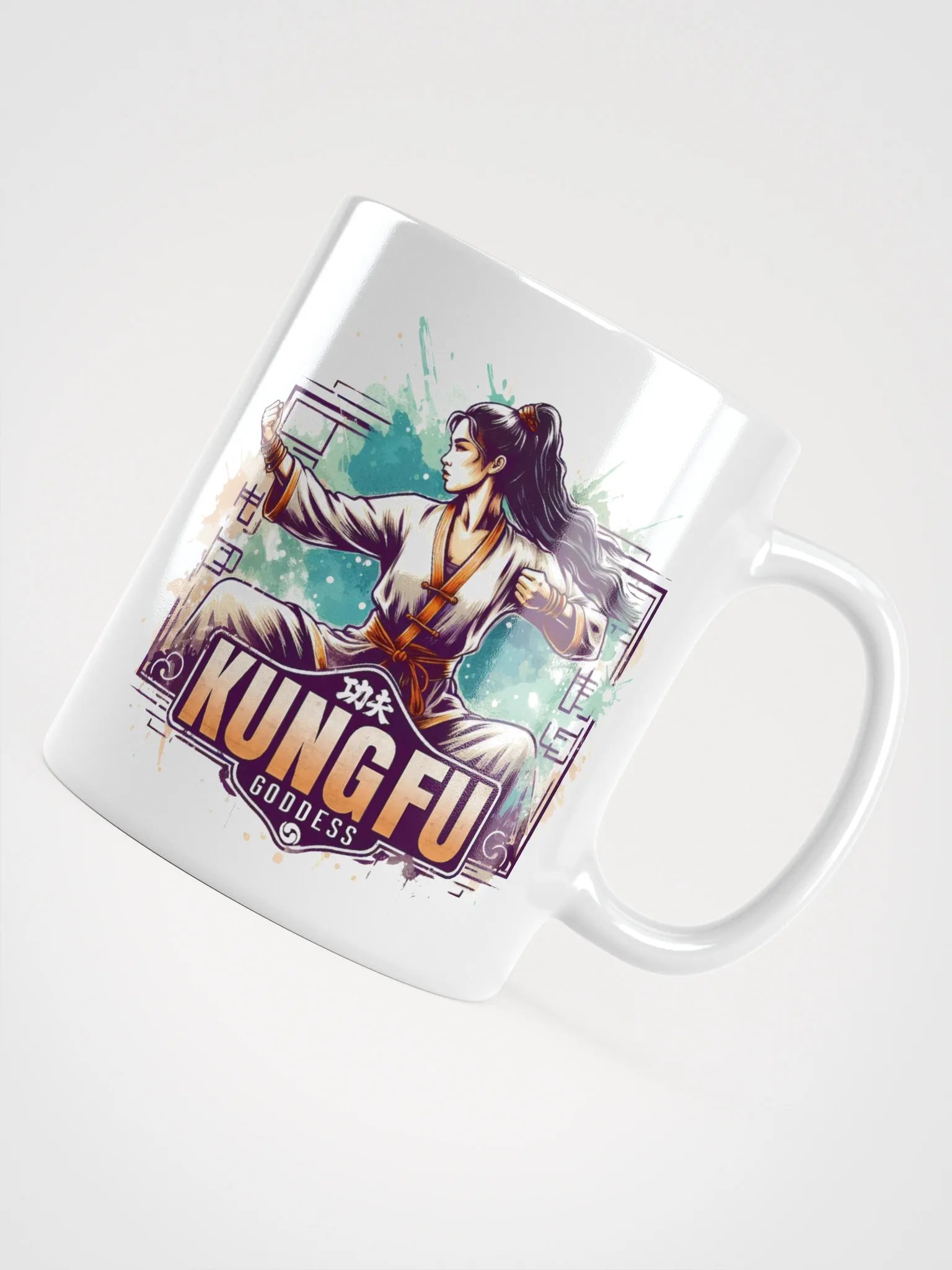Kung Fu Girl Ceramic Mug product image (4)