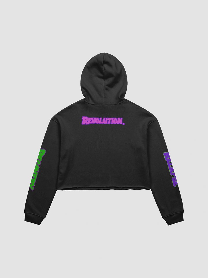 The Two-Toned Junkie Cropped Hoodie product image (2)
