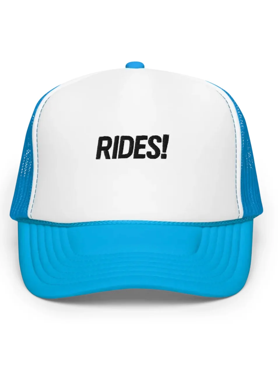 RIDES! Trucker Water Hat (Blue and White) product image (1)