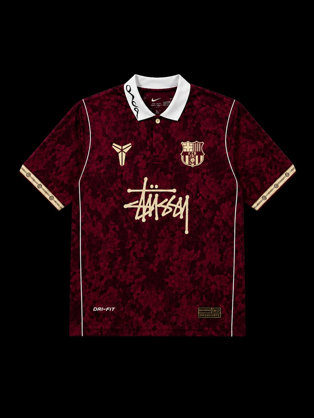 Barcelona x Stüssy Burgundy Jersey product image (1)