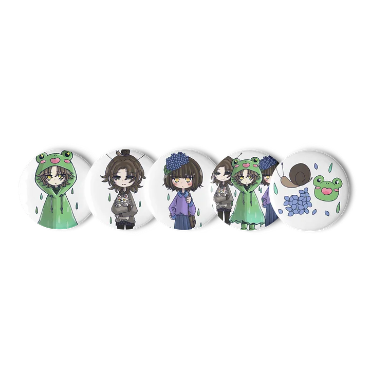 Rainy Season Chibi Pin Badges product image (2)