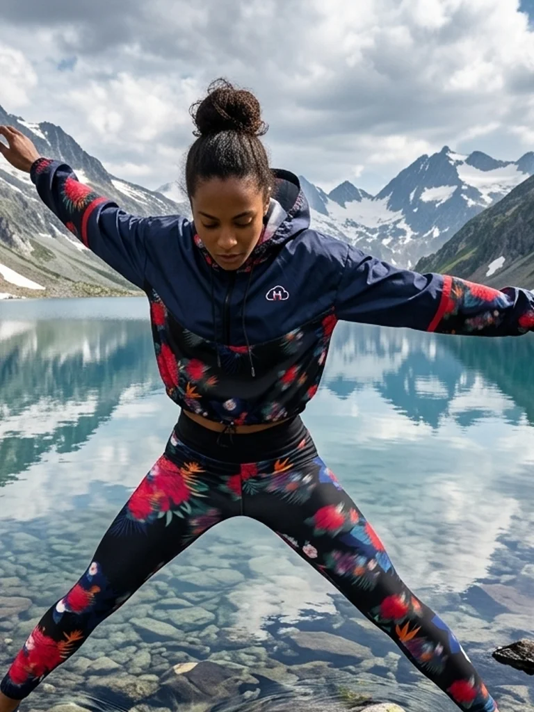 Flower Dust — Cropped Windbreaker product image (5)