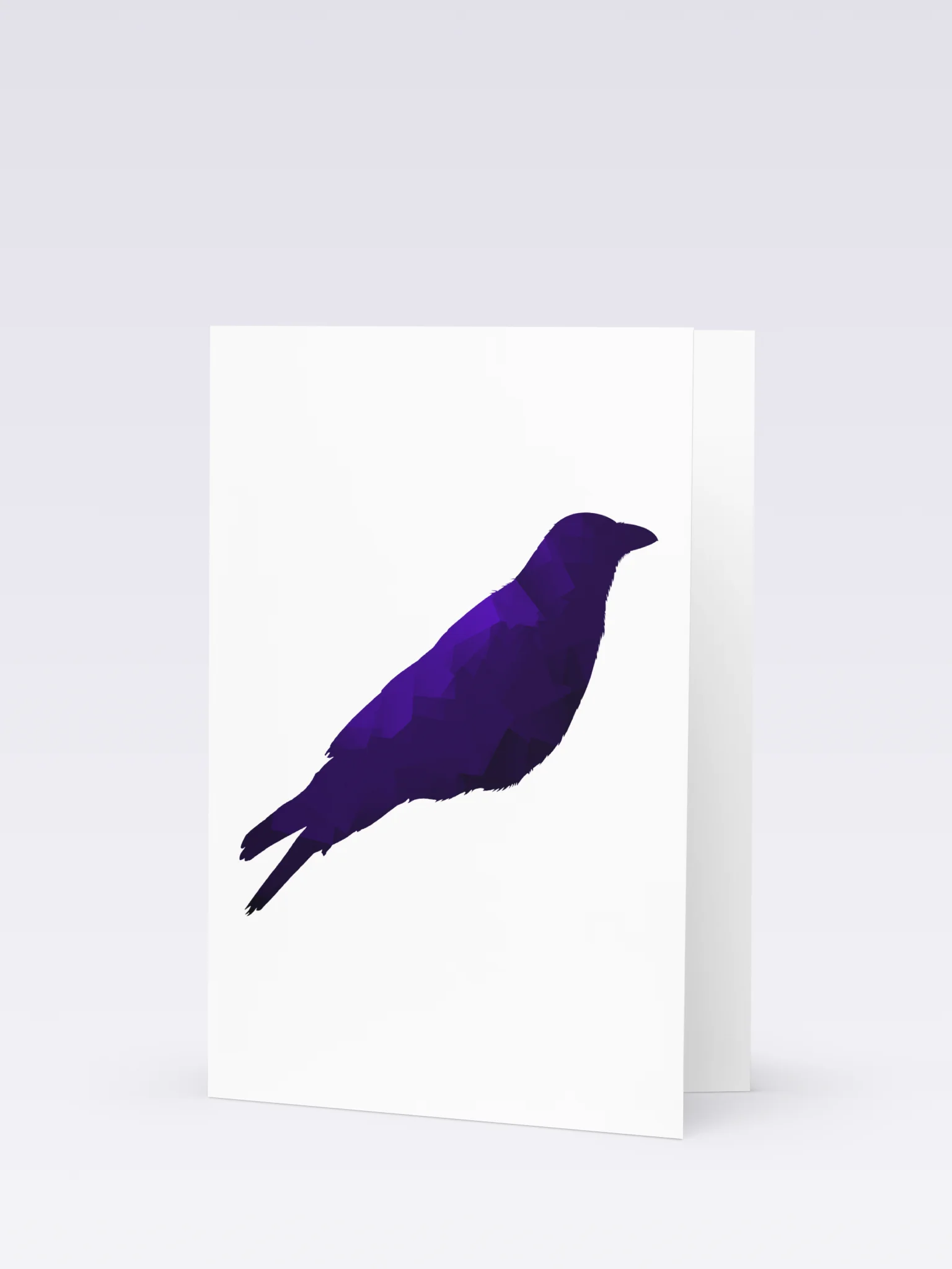 Vibrant Greeting Card - Crow product image (1)