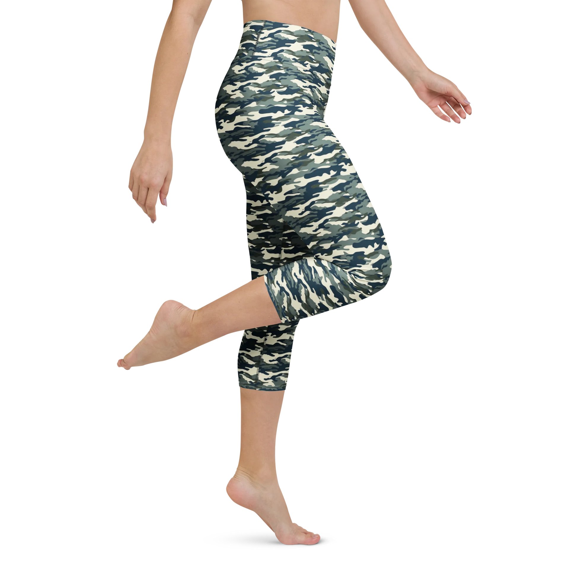 Frosted Camo Yoga Capri Leggings product image (2)