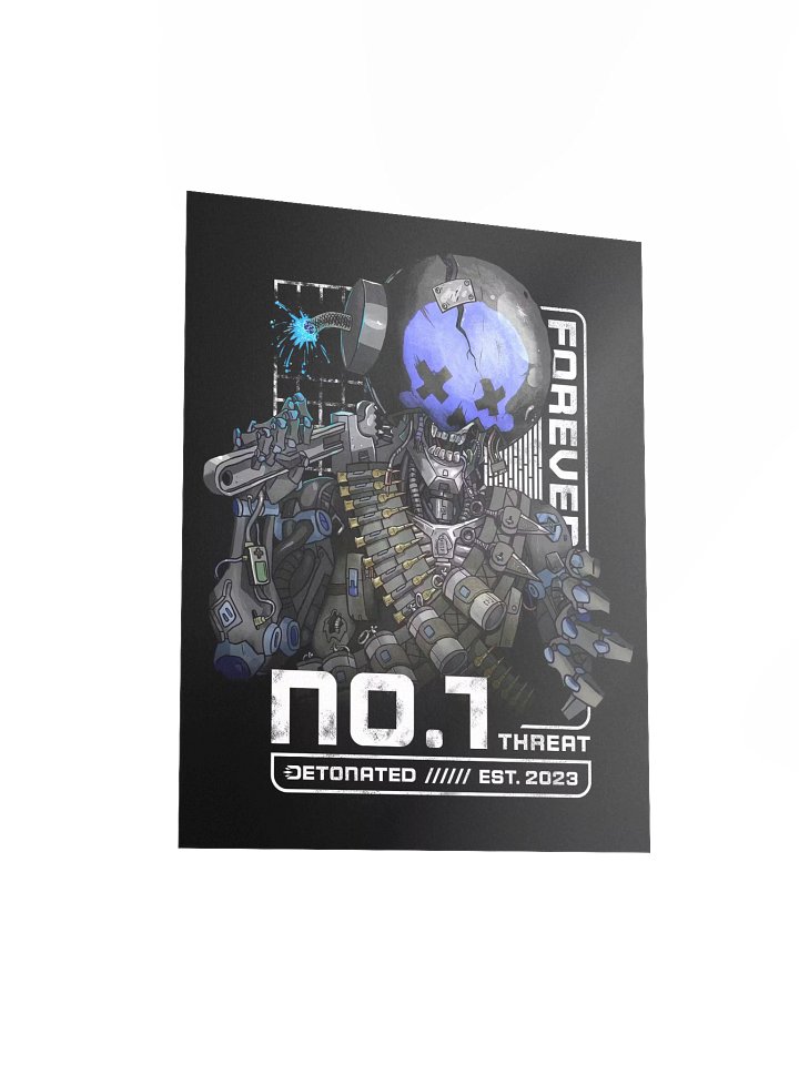 NO.1 THREAT Limited Poster product image (1)