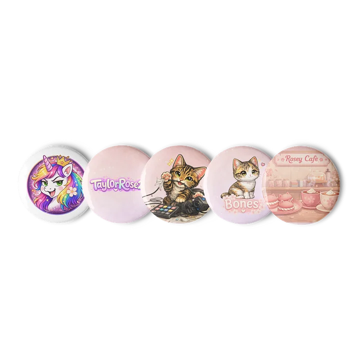 Cozy Chaos Button Pack Series #1 product image (1)