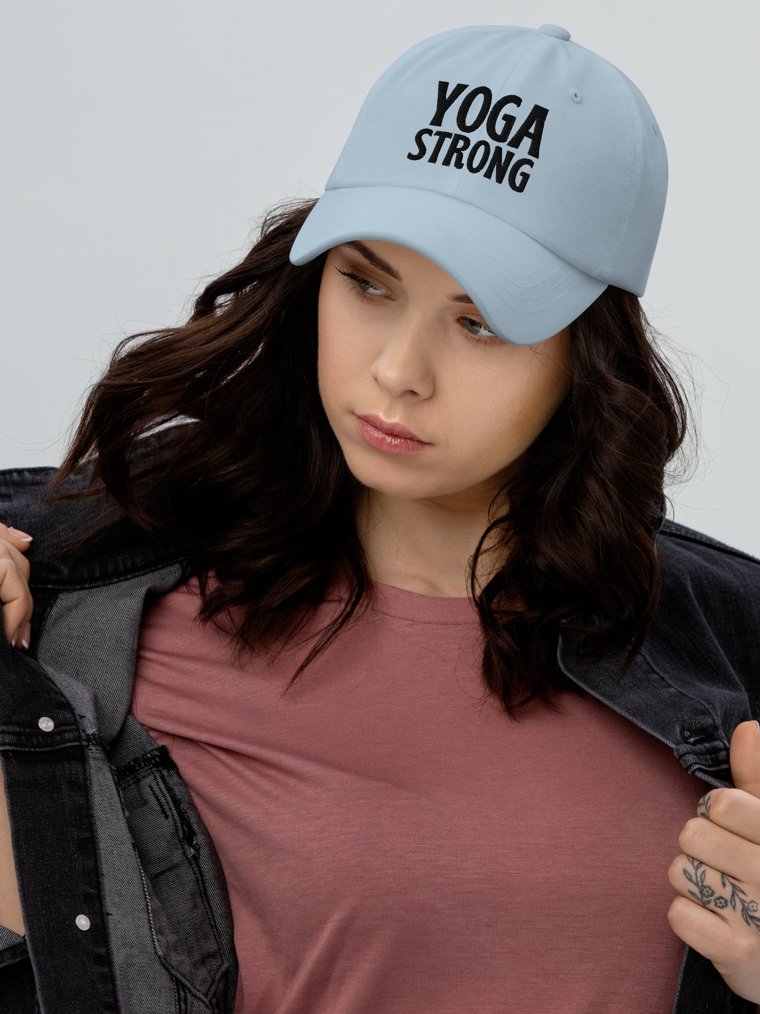 Yoga Strong Embroidered Classic Hat product image (6)