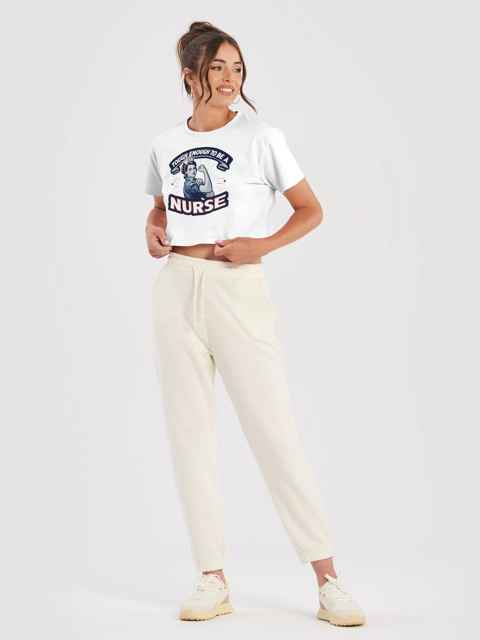 Retro Tough Nurse Crop Top product image (30)