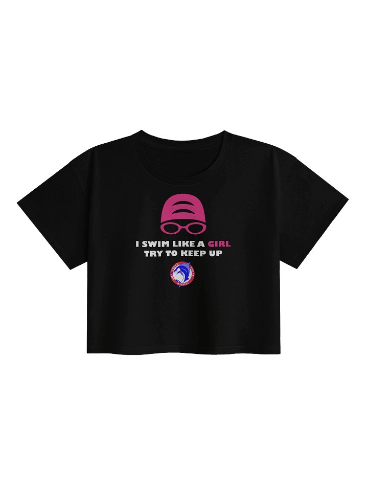 Swim Like a Girl Marlins Crop Top product image (1)