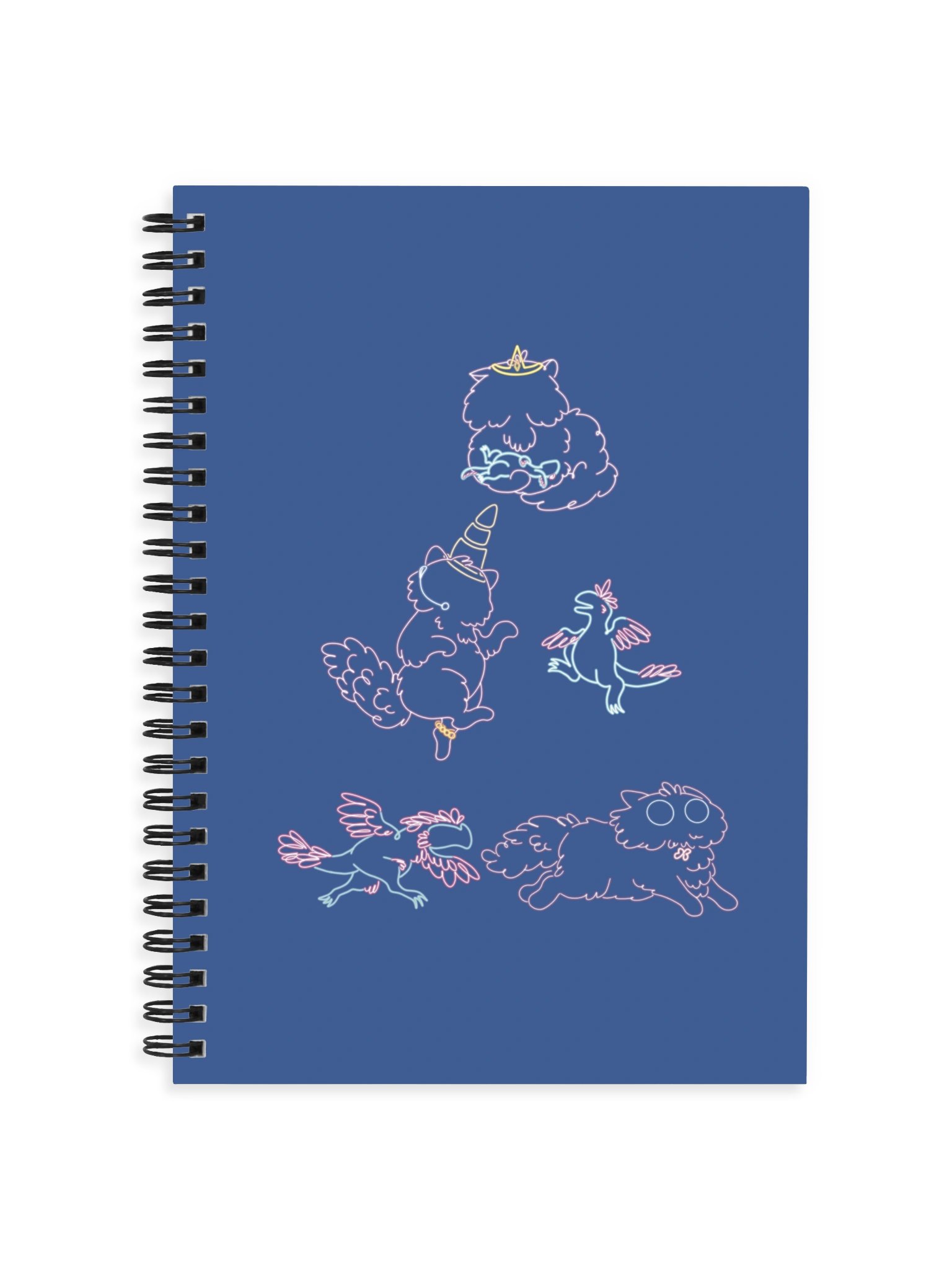 Notebook Neon Liner Baby Mongo and Princess Donut Shenanigans product image (1)