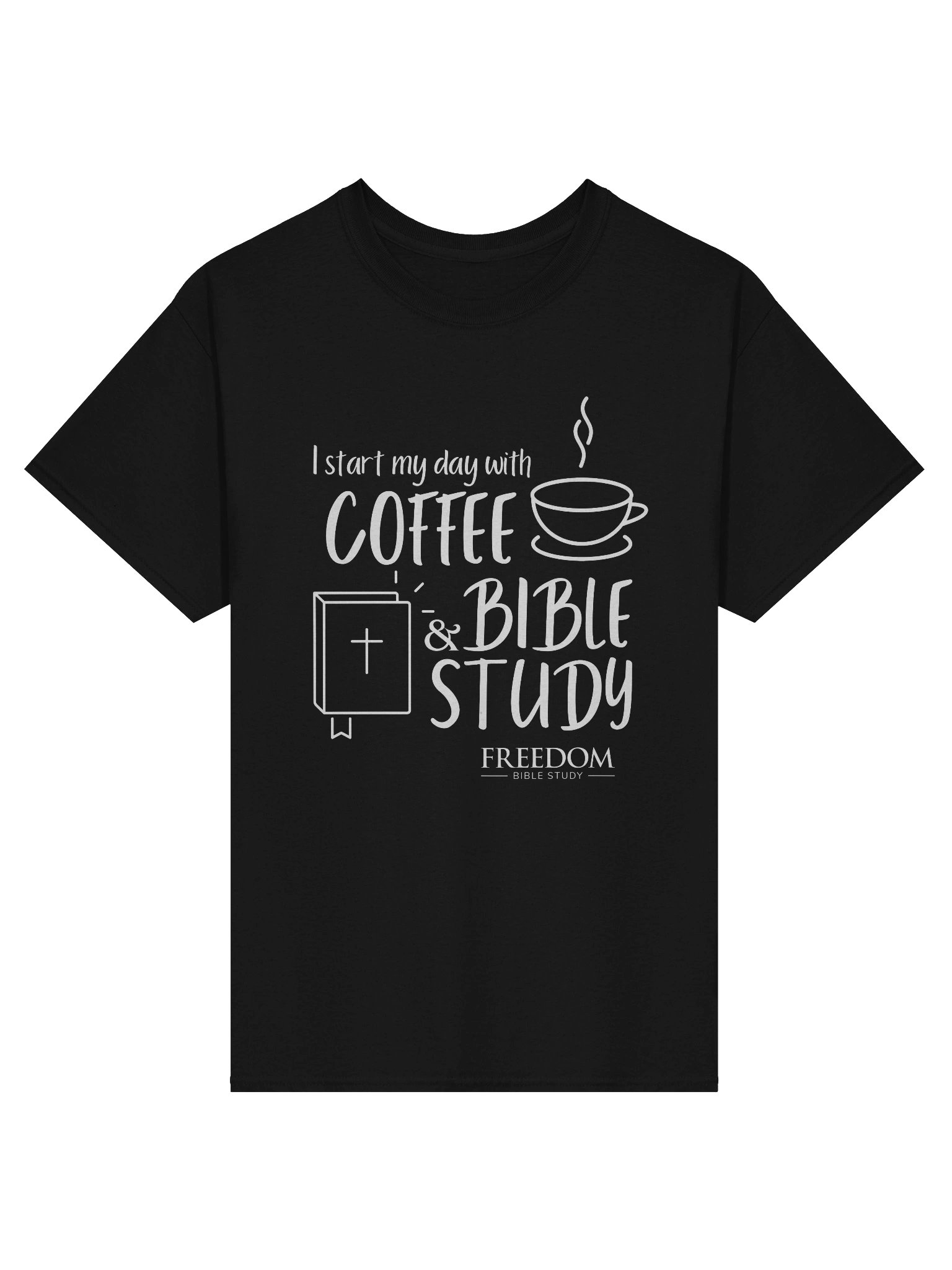 Coffee and Bible Study Tee (Dark) product image (1)