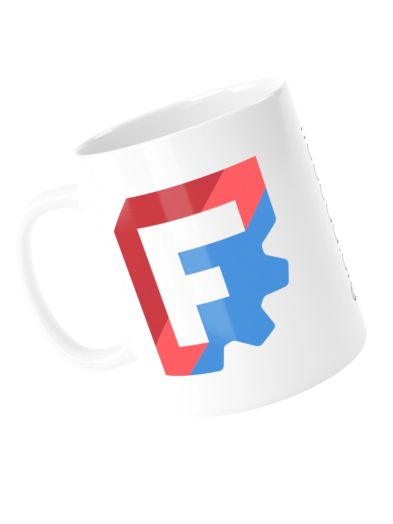 FreeCAD Ceramic Logo Mug - White product image (5)