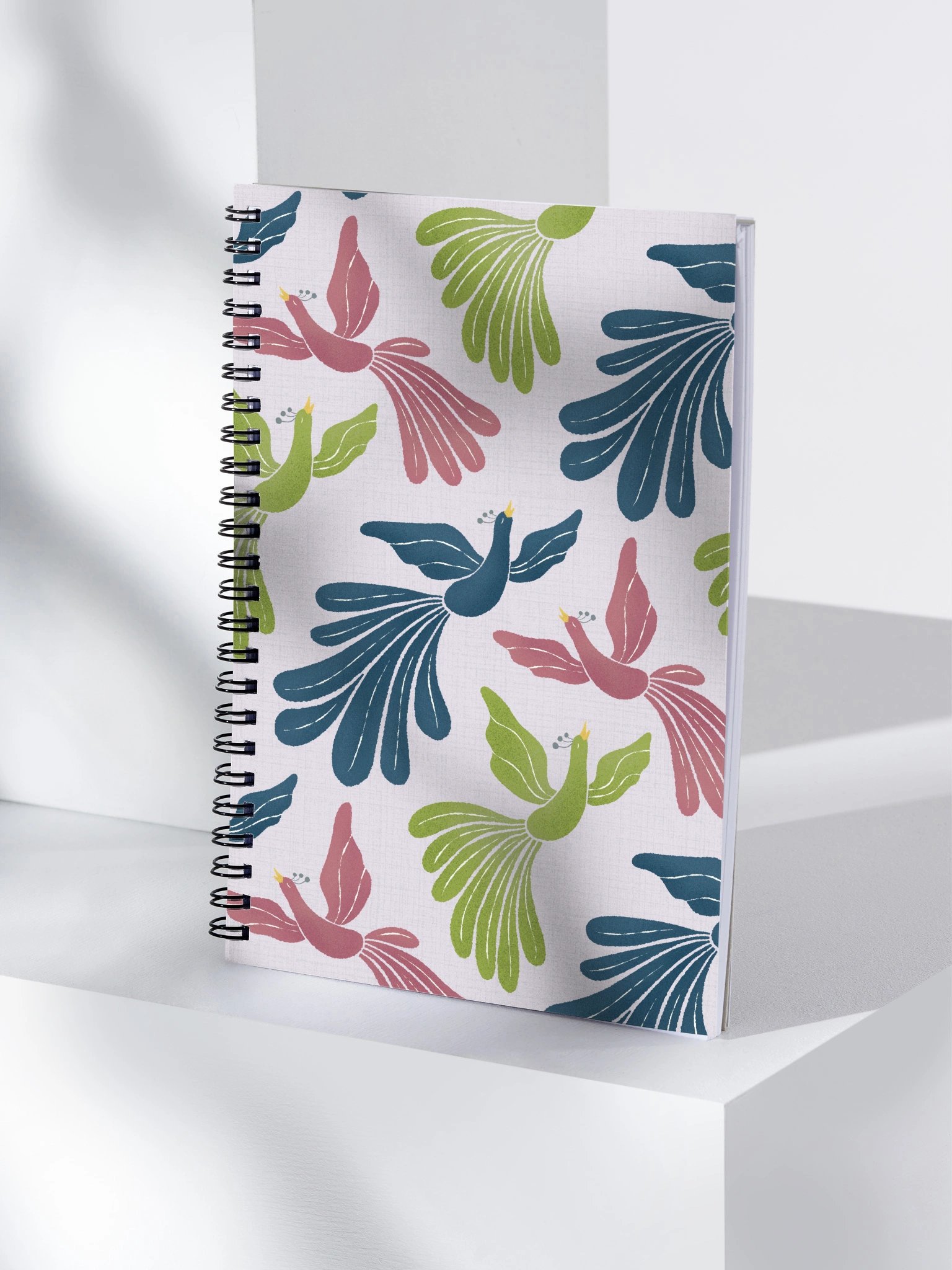 Mid-Century Modern Firebirds Spiral Notebook product image (4)