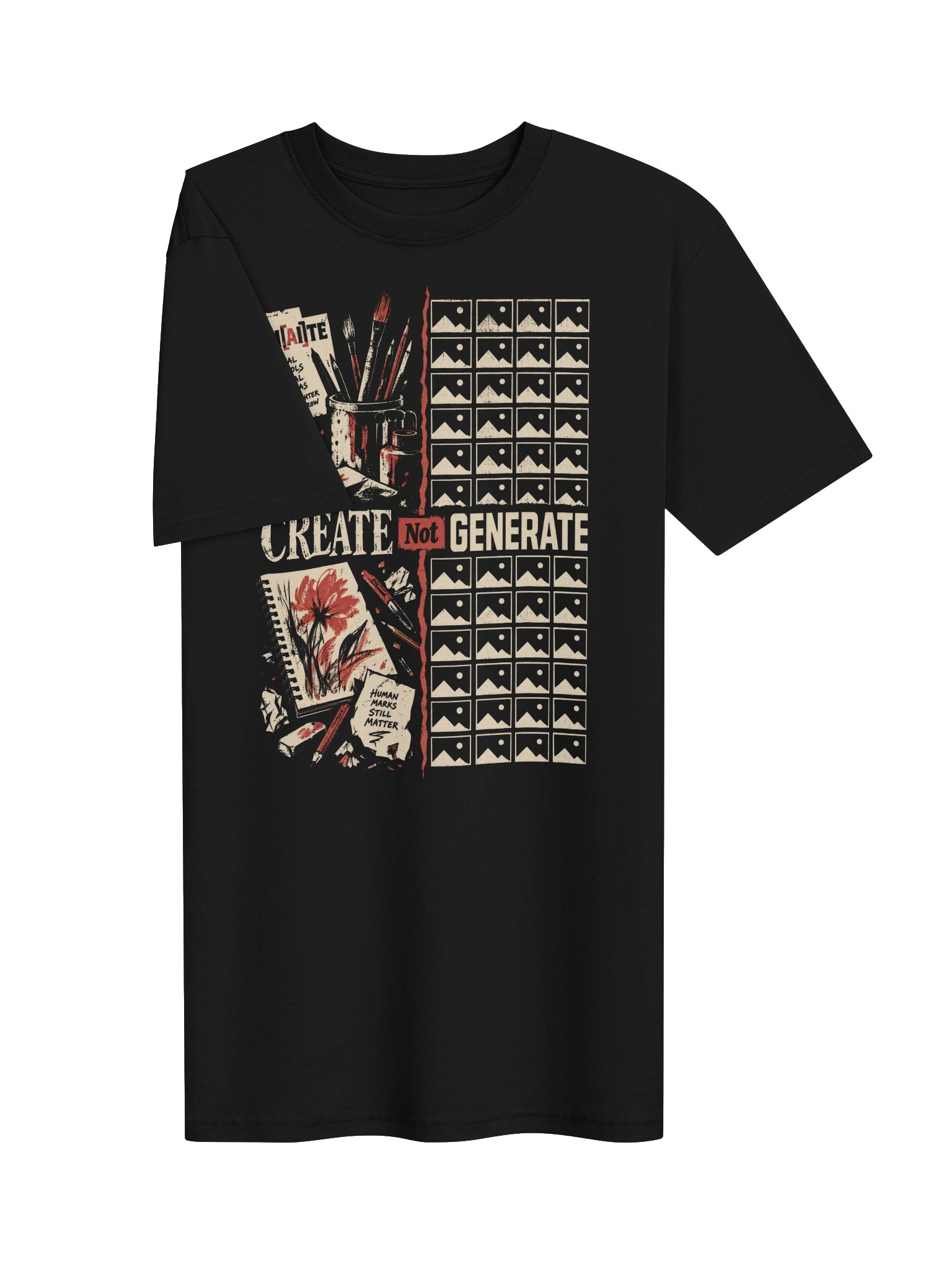 Create Not Generate: Studio vs Server | Heavyweight Tee product image (13)