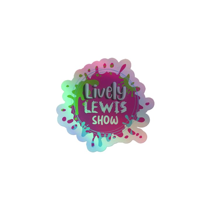 Lively Lewis Show Holographic Sticker product image (1)