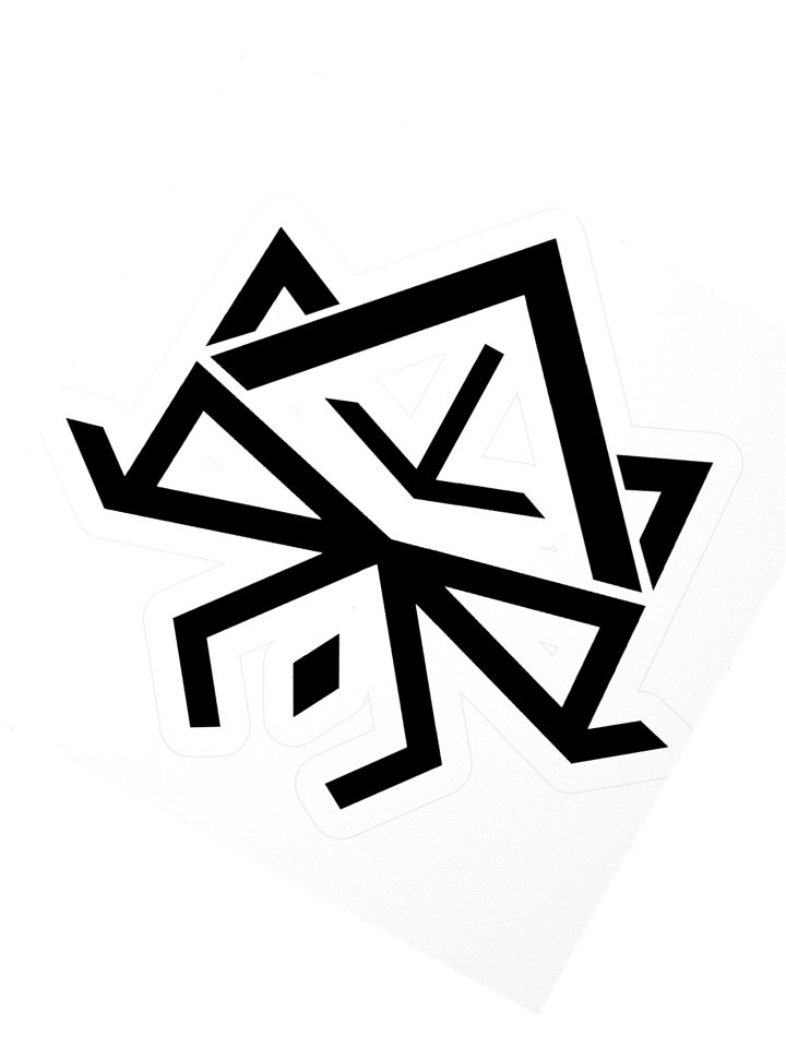 Arcadia Logo Sticker [Black] product image (2)