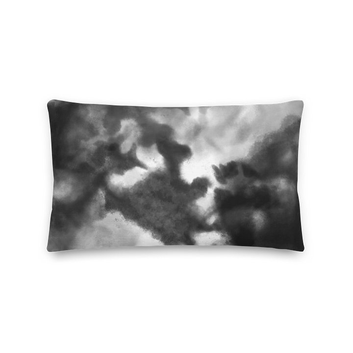 MMD Black & White Clouds Pillow product image (1)