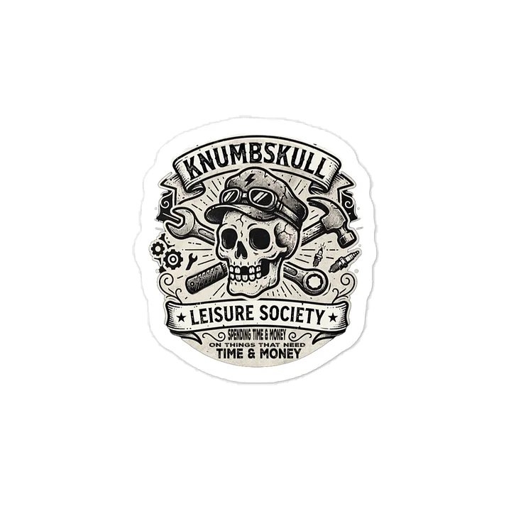 Knumbskull Leisure Soceity Decal product image (1)