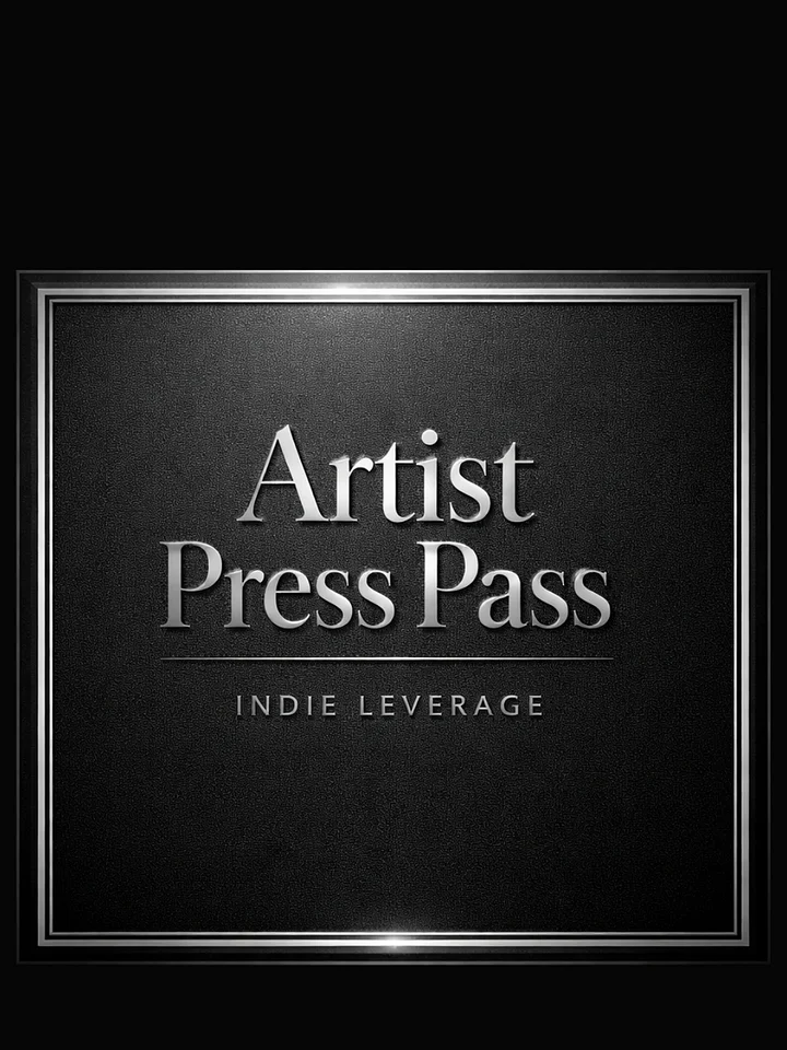 Artist Press Pass - Silver Edition product image (1)