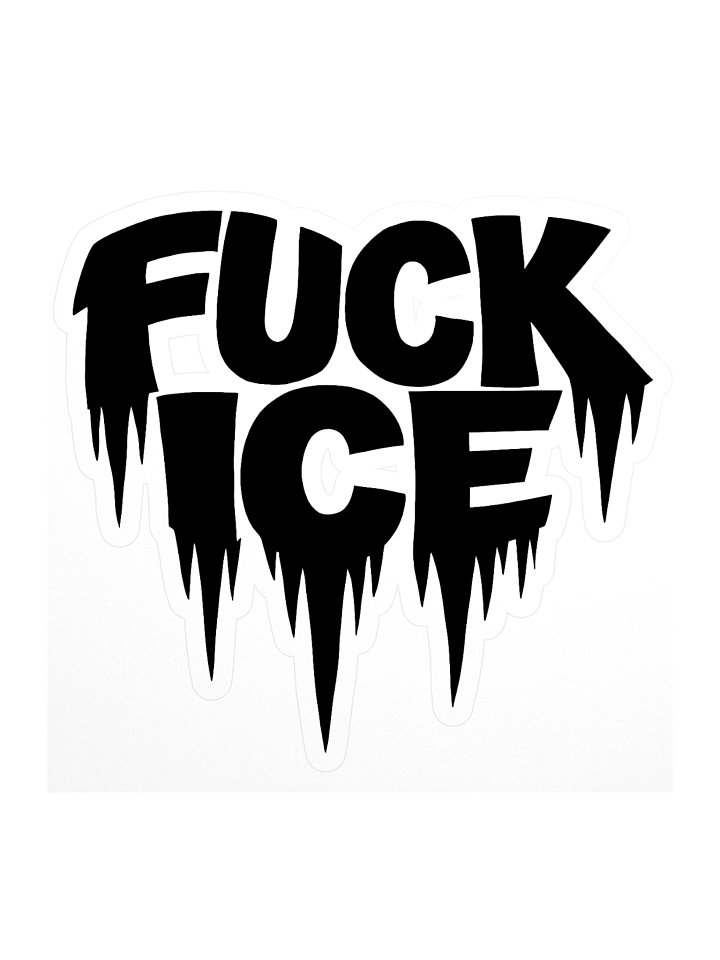 Fuck ICE Kiss Cutt Sticker product image (1)