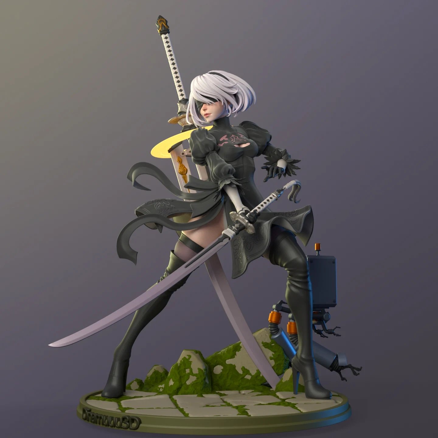 2B Nier Automata STL product image (1)