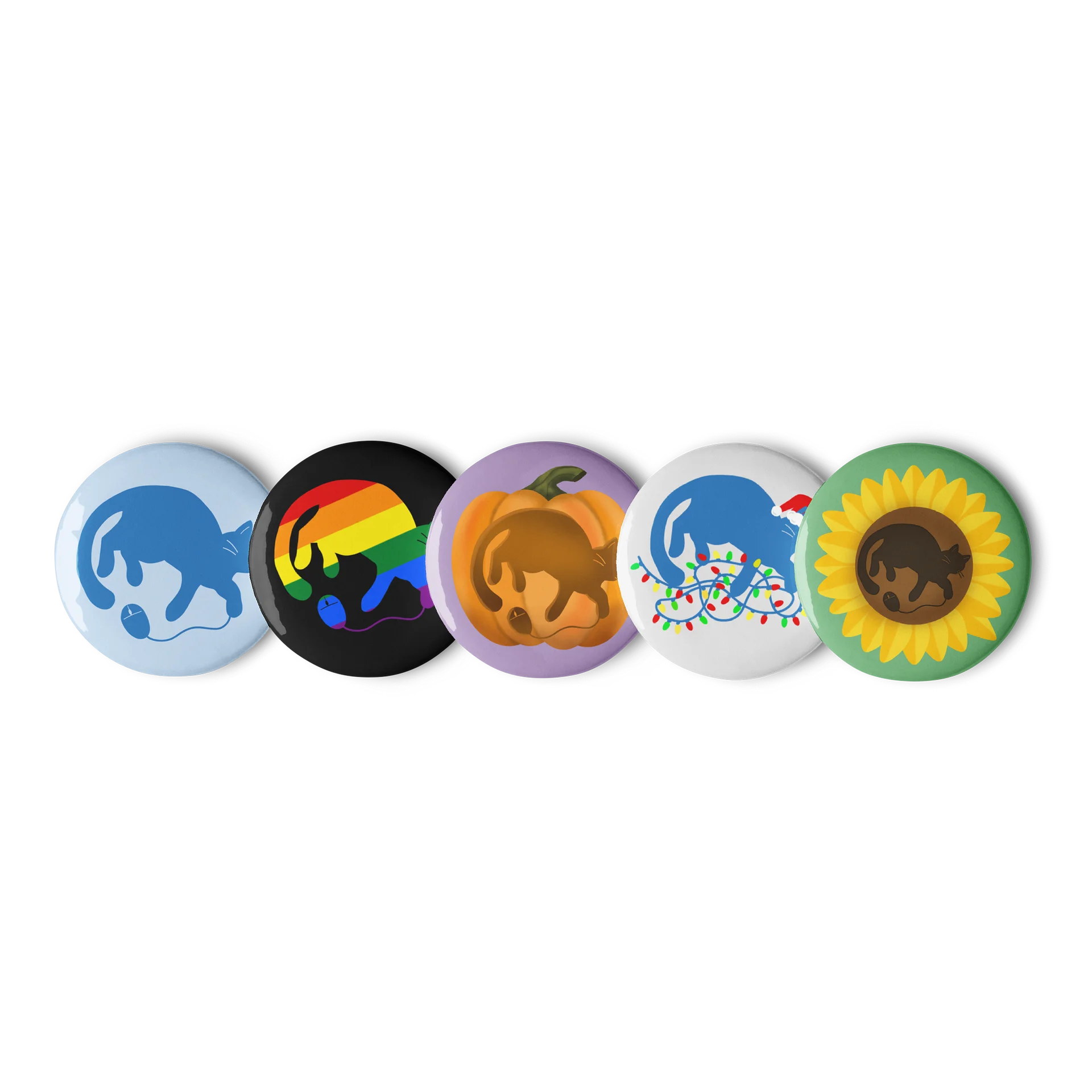 Seasonal Cat Pins product image (1)