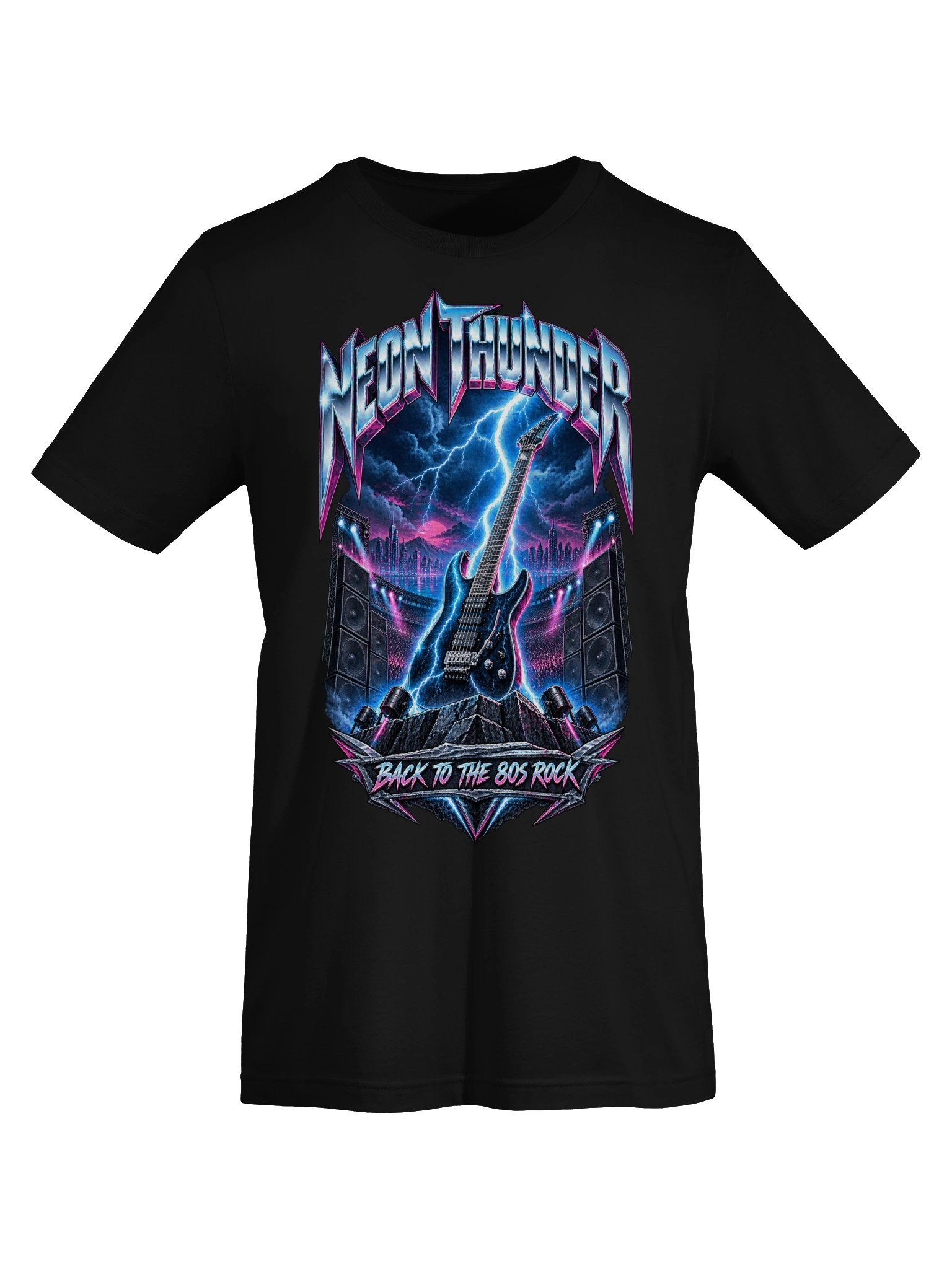 Neon Thunder — Electric Storm Tee product image (5)