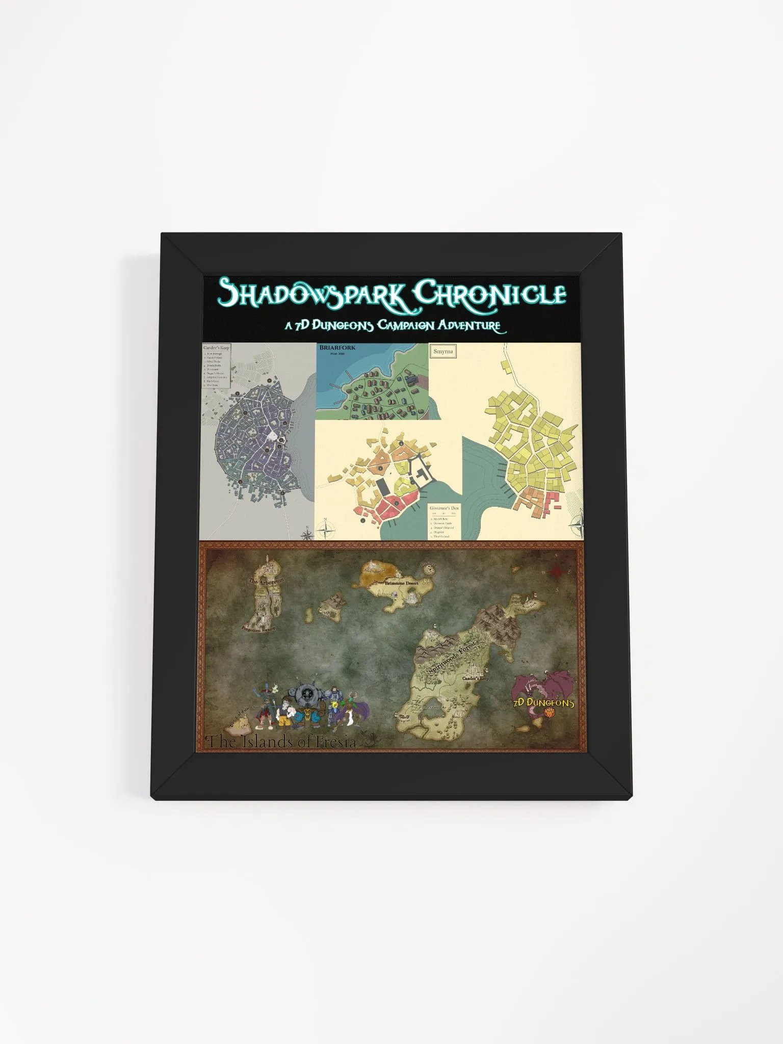 Shadowspark Chronicles Map product image (3)