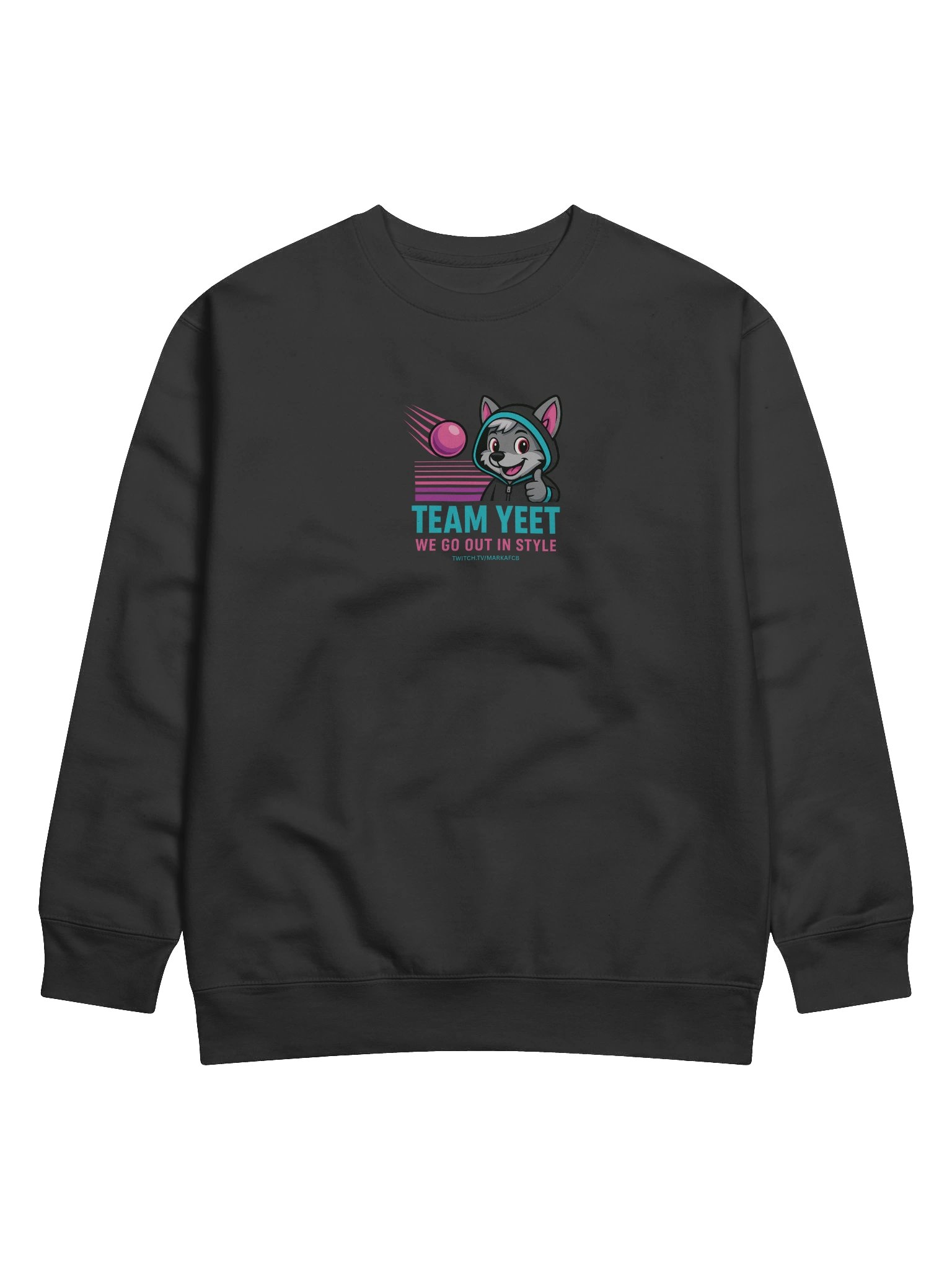 "TEAM YEET" SWEATSHIRT – Official Stream Mascot Edition product image (15)