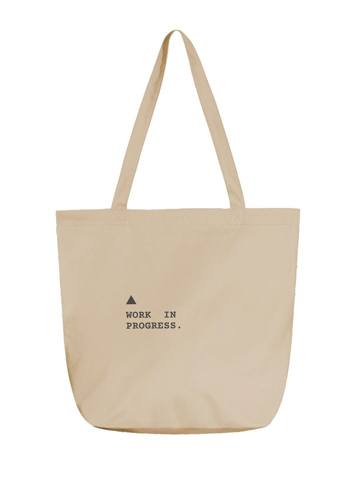 Work In Progress. Tote product image (1)