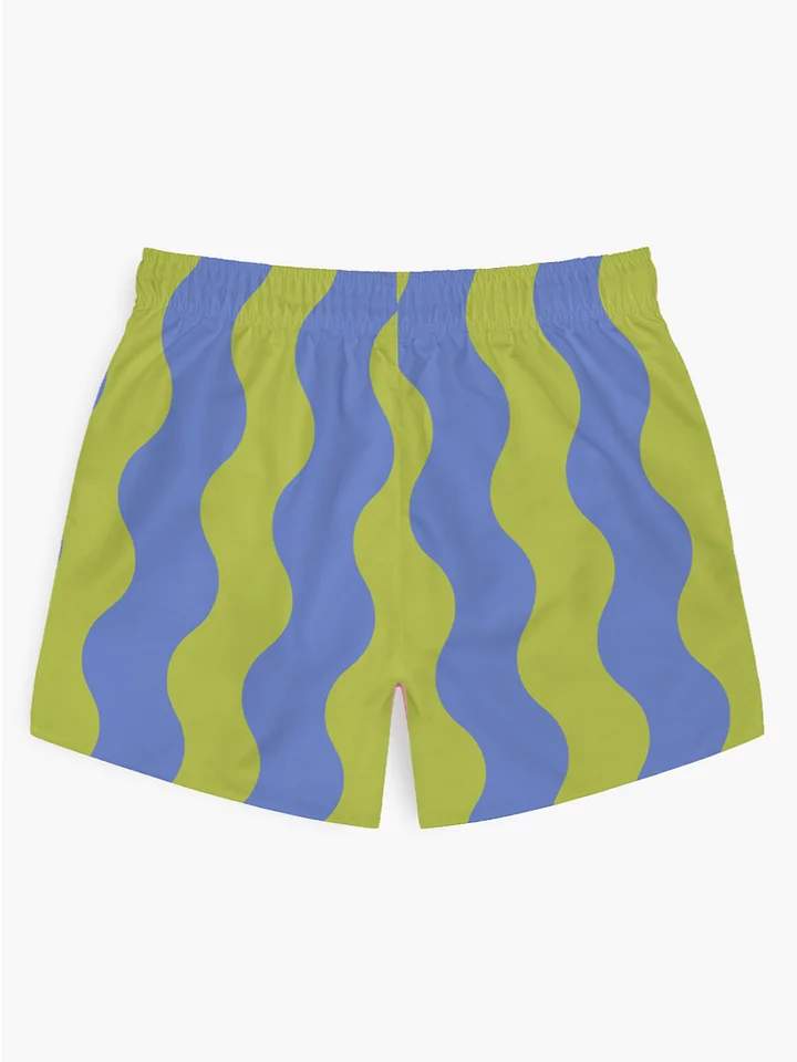Retro Surf Striped Waves – Swim Trunks product image (2)