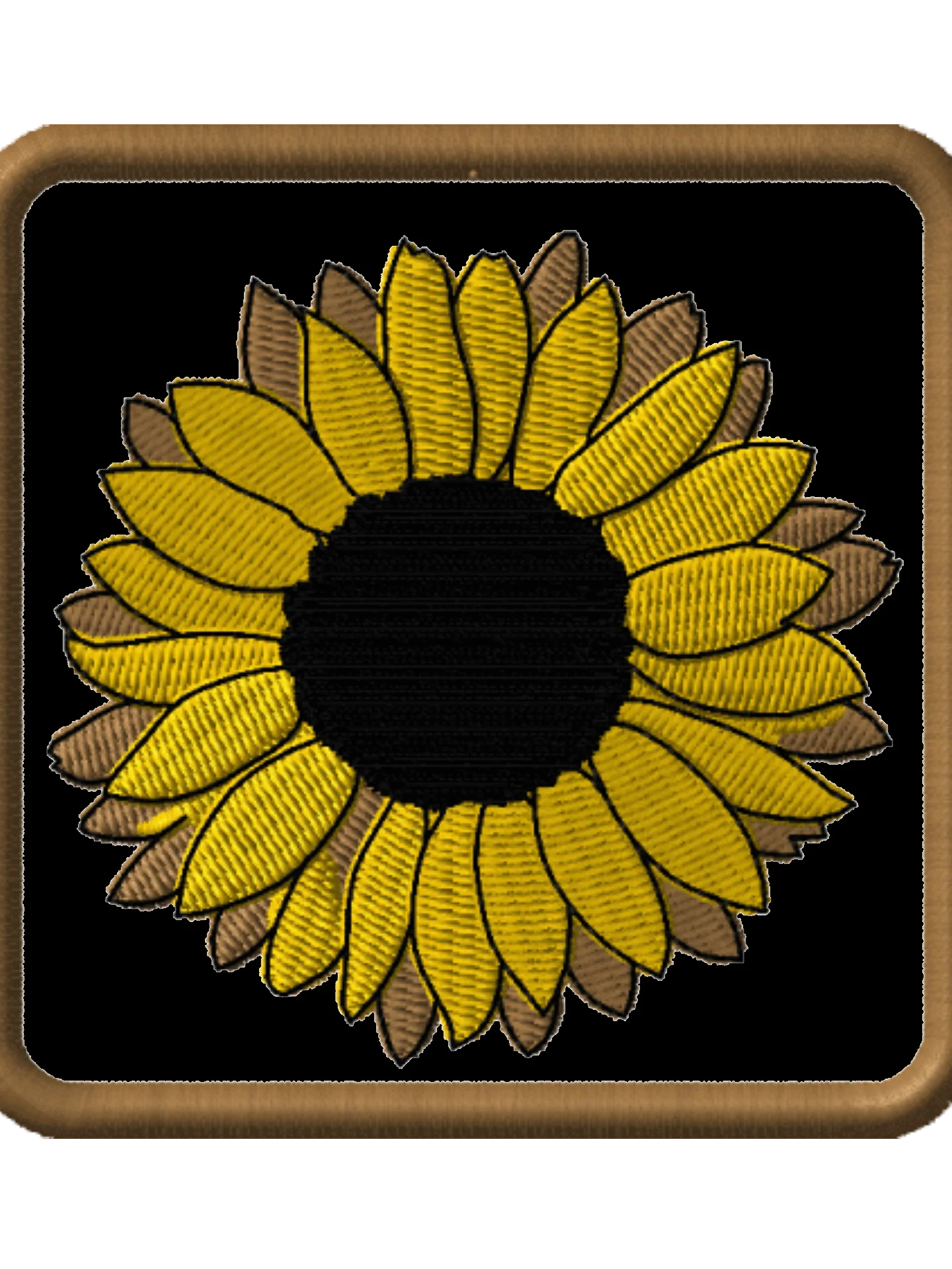 Hidden Disability Sunflower Embroidered Patch product image (1)