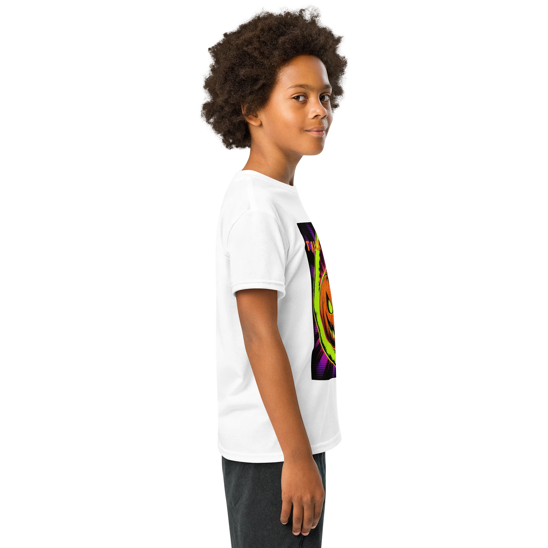 NEON JACK-O-LANTERN GRAPHIC TEE (YOUTH) product image (3)
