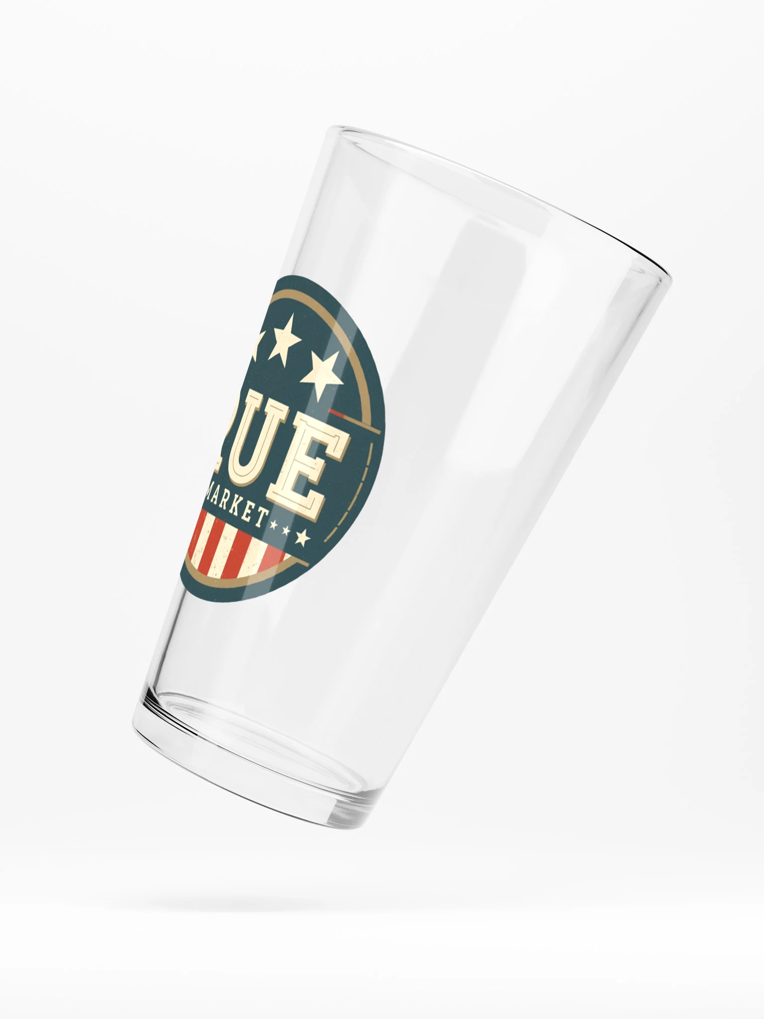 Rue Market Vintage Logo Shaker Pint Glass product image (5)