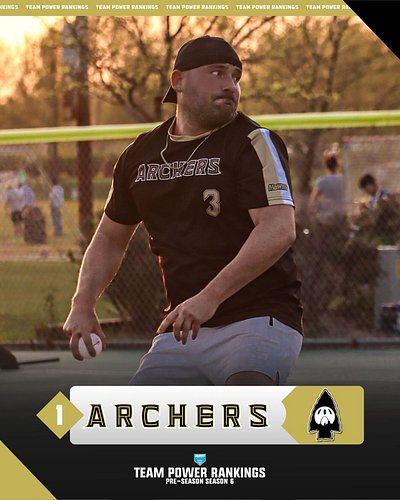 1 - Archers

2025 Record: 10-7, 2nd Place in American League

2026 Roster:
- Josh Richardson (New Captain)
- Rory Renk
- Tony...