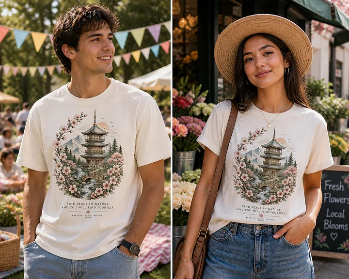 Japanese Temple Tshirt