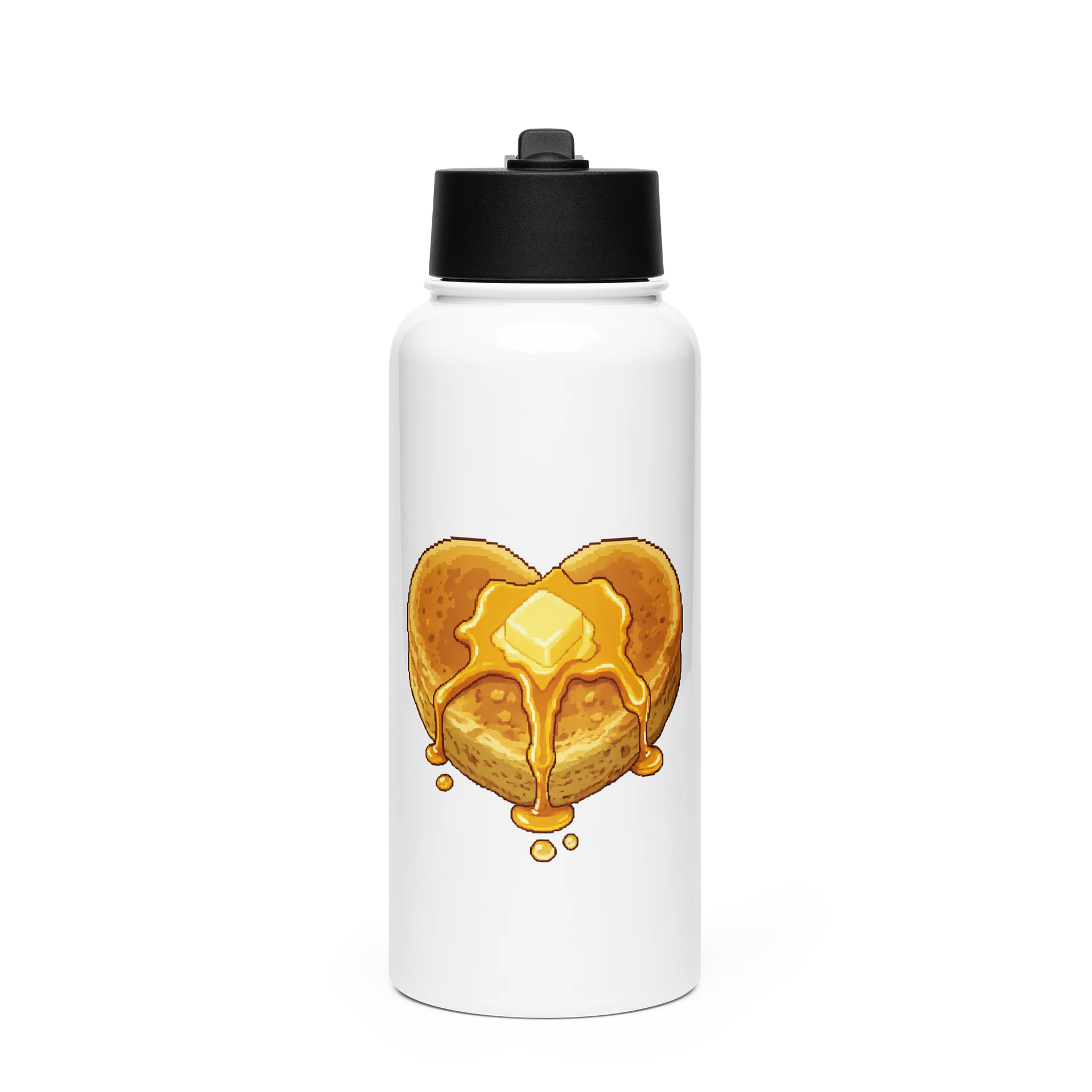 Pancake Heart Water Bottle product image (1)