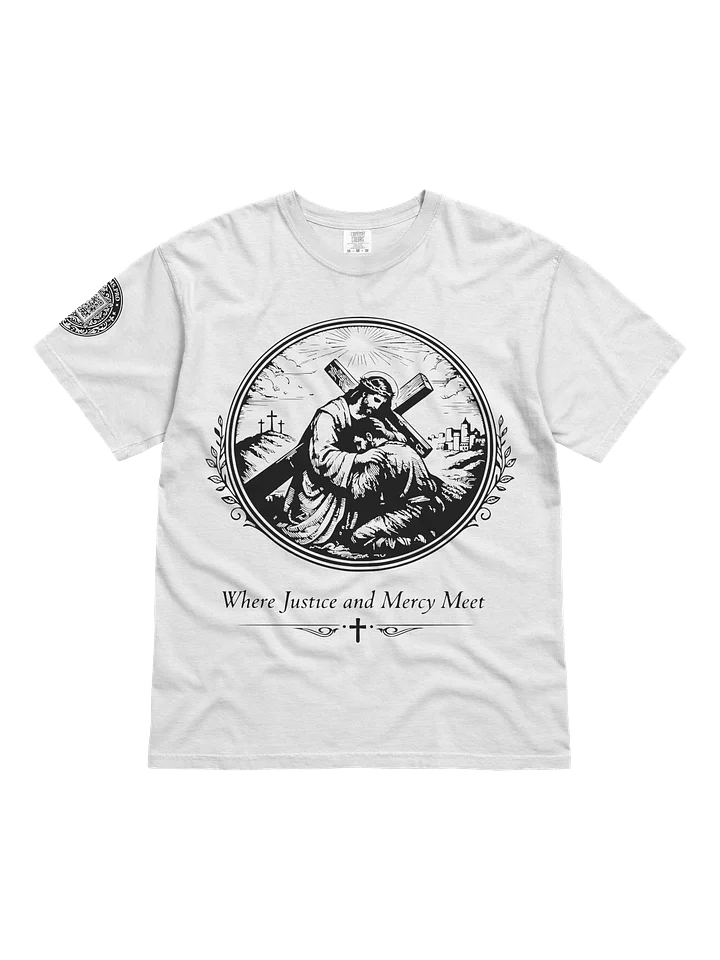 Justice Meets Mercy (Black on White/Color) product image (1)