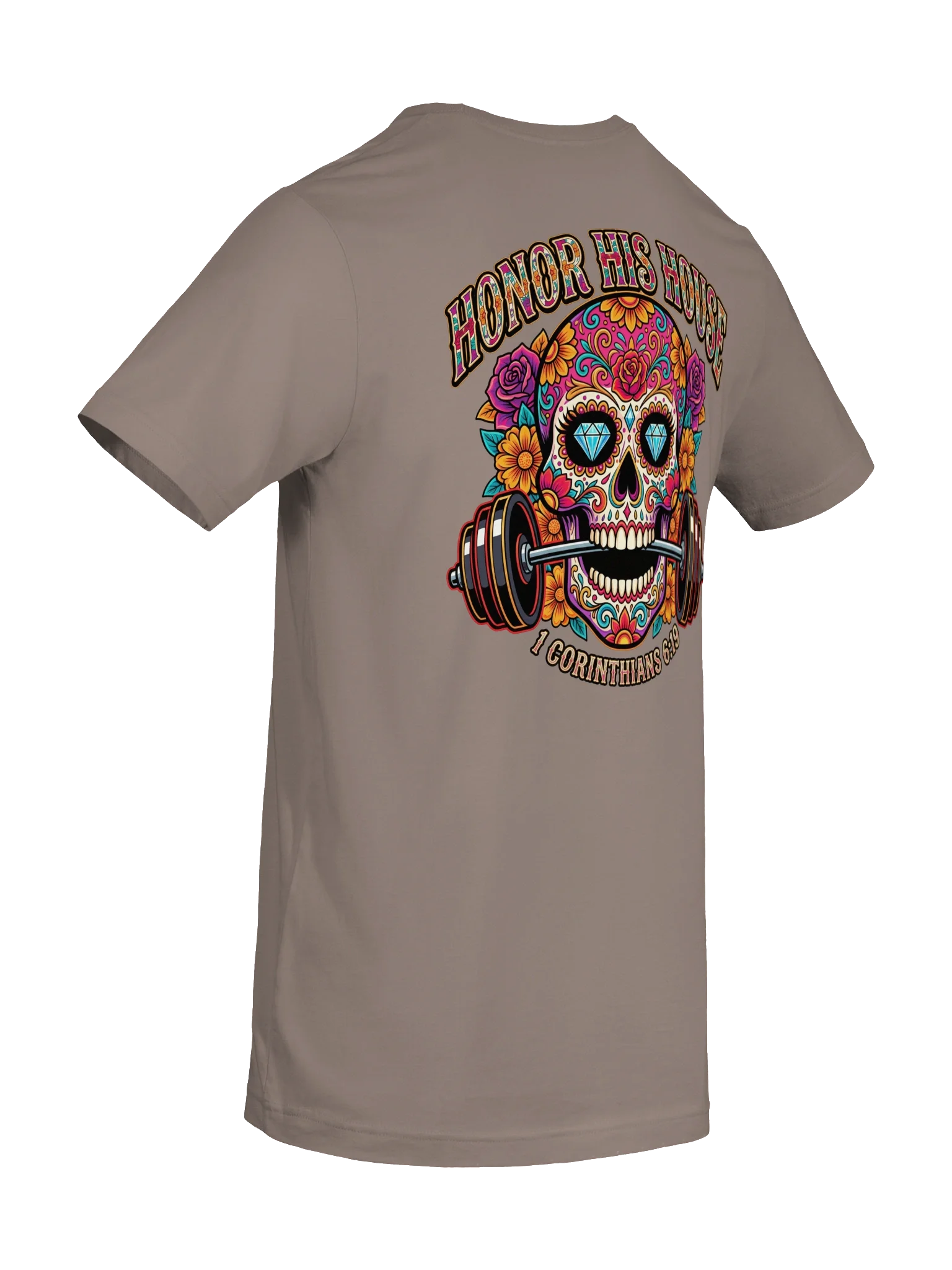 Unisex His House Sugar Skull T-Shirt by His House