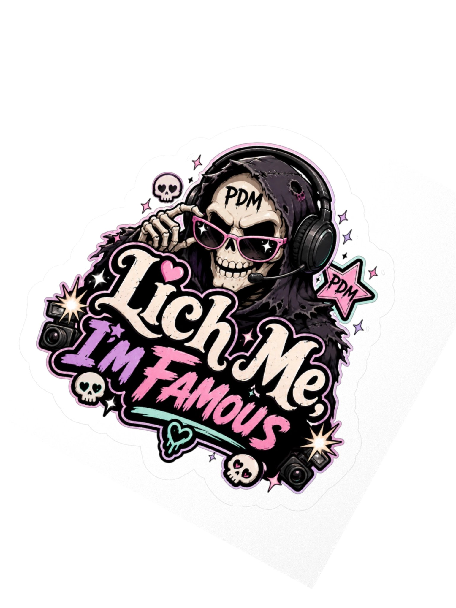 Lich Me, I’m Famous Kiss-Cut Sticker product image (2)