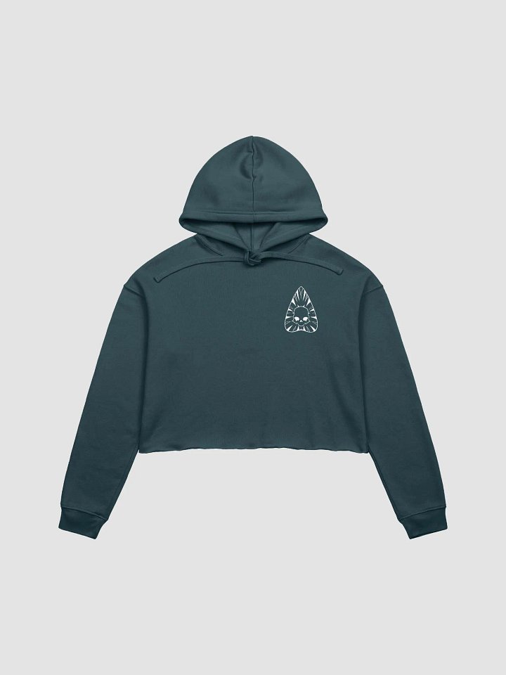 Revchette Front and Back White Logo - Cropped Sweatshirt product image (1)