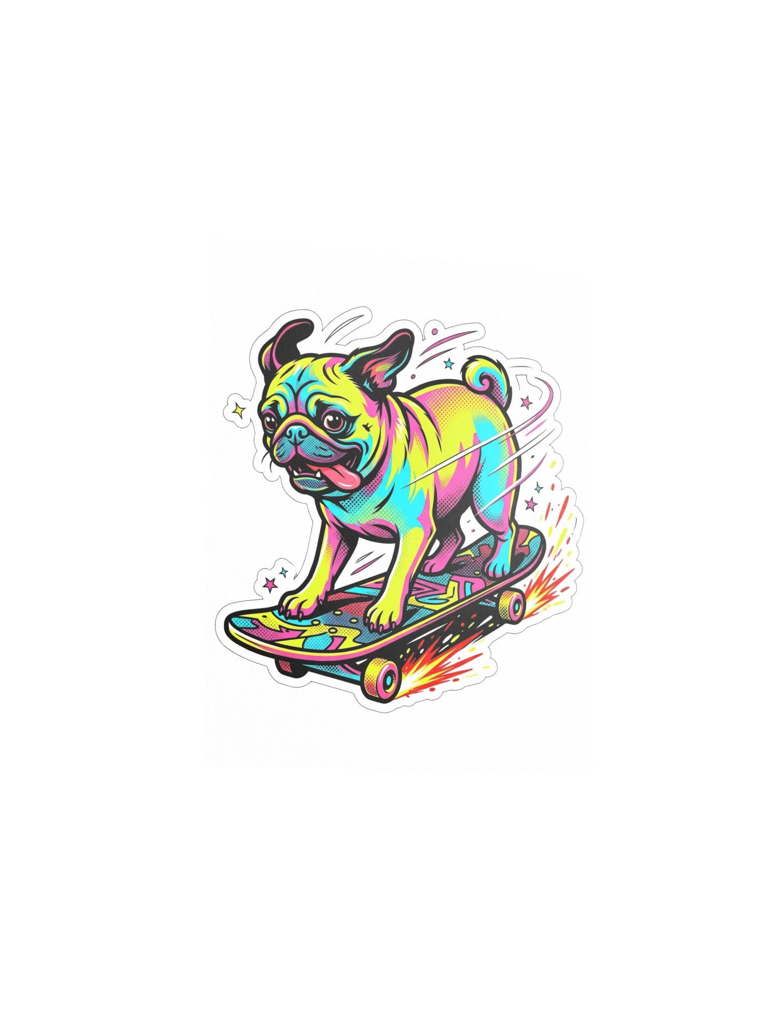 Kickflip Pug Poster product image (7)